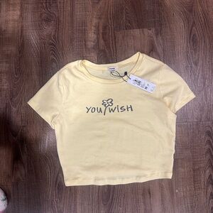 Garage Light Yellow 'You Wish' Kids Tee